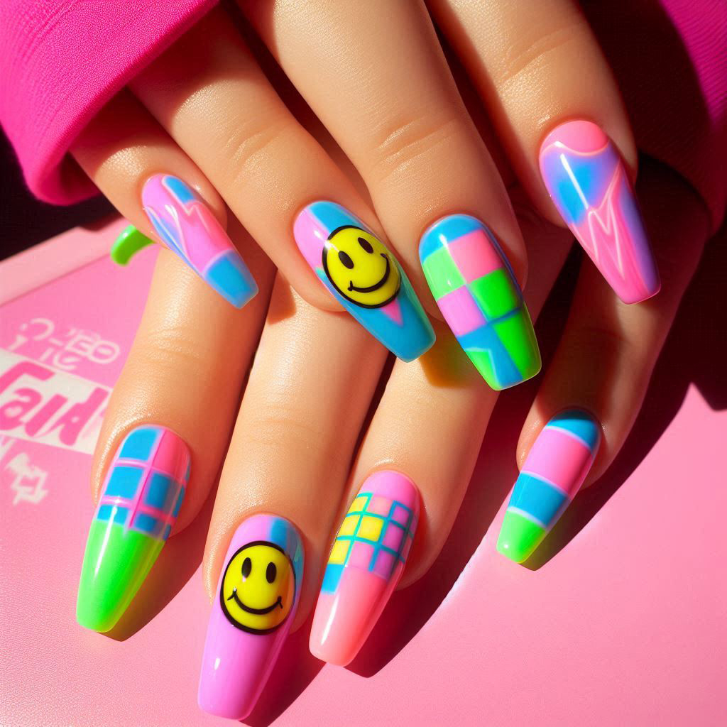 retro nails